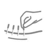 Terapia manual de Osteopatía y punto de acupresión de Medicina China